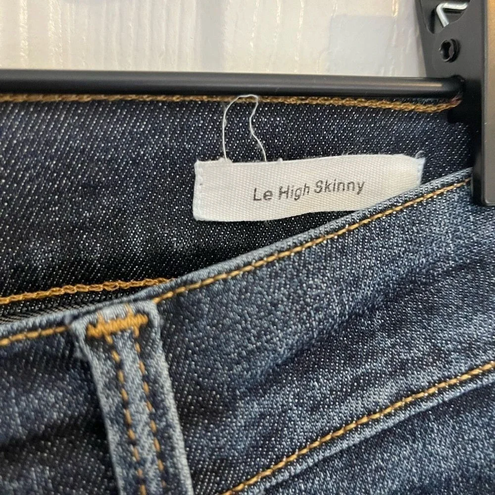 FRAME‎ le high skinny dark blue Denim Jeans, waist 14.5